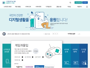 디지털 역기능 대응 통합안내시스템					 					 인증 화면